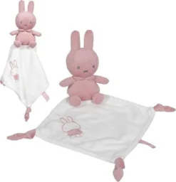 Tiamo Collection Knuffeldoekje Nijntje - Pink Baby Rib -DOBENO 1158x1200