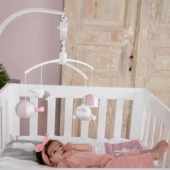 Tiamo Collection Nijntje Muziekmobiel - Pink Baby Rib -DOBENO 1200x1200 72