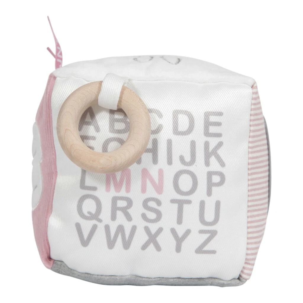 Nijntje Knuffel-Activiteitenkubus Roze/Grijs 4 Nijntje Knuffel-Activiteitenkubus Roze/Grijs - Afbeelding 4