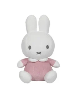 Knuffel Nijntje Pink Baby Rib, 20cm