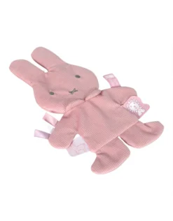 Knuffeldoekje Nijntje Pink Baby Rib Knisper