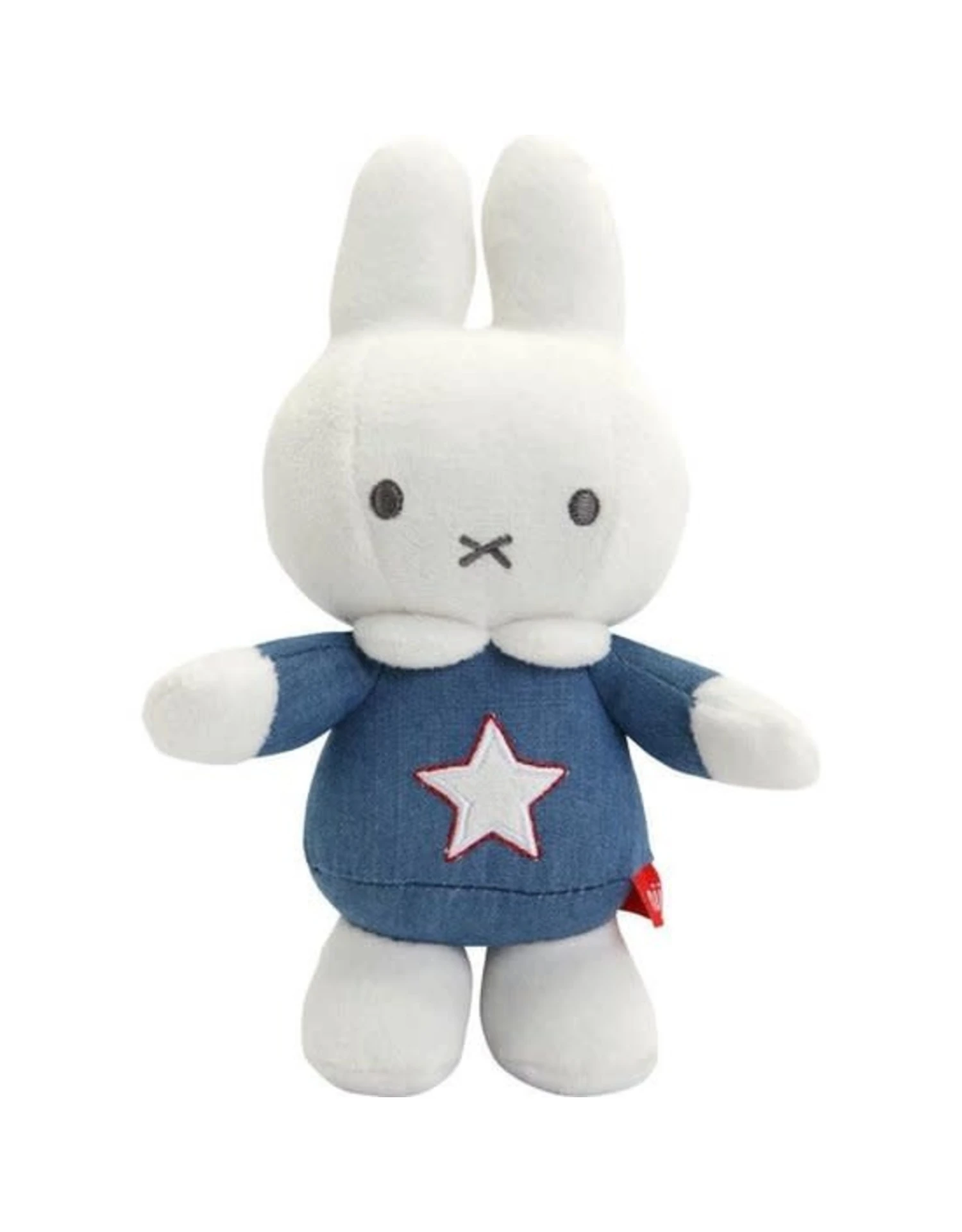 Knuffelrammelaar Nijntje Denim, 18cm 1 Knuffelrammelaar Nijntje Denim, 18cm