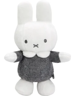 Knuffelrammelaar Nijntje Grijs Gebreid