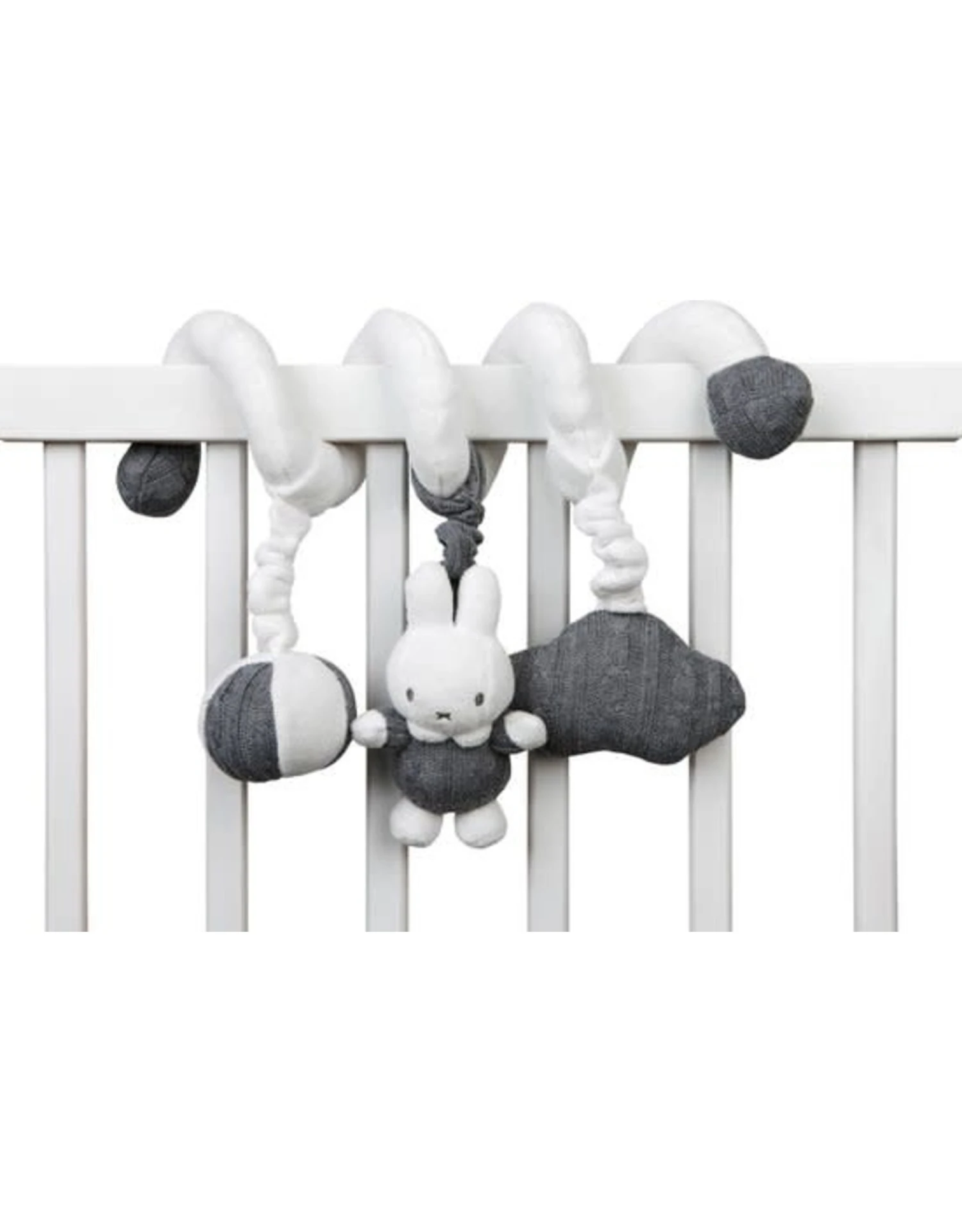 Nijntje Gebreid Grijs Boxspiraal 1 Nijntje Gebreid Grijs Boxspiraal