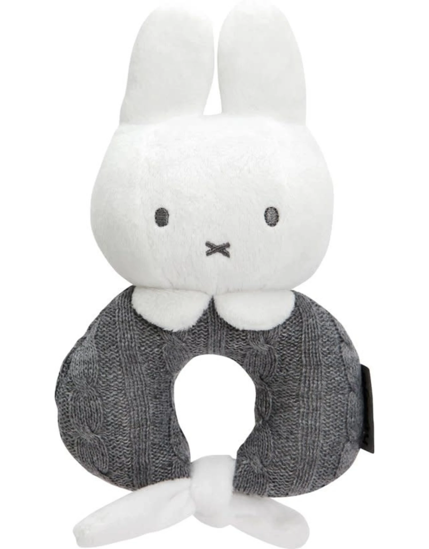 Nijntje Gebreid Grijs Rammelaar 1 Nijntje Gebreid Grijs Rammelaar