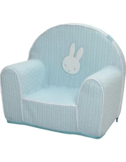 Nijntje Lichtblauw Gebreid Kinderfauteuil